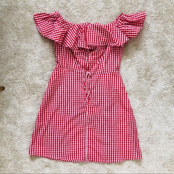 Brand New Off Shoulder Mini Sundress - Picture 4 of 7